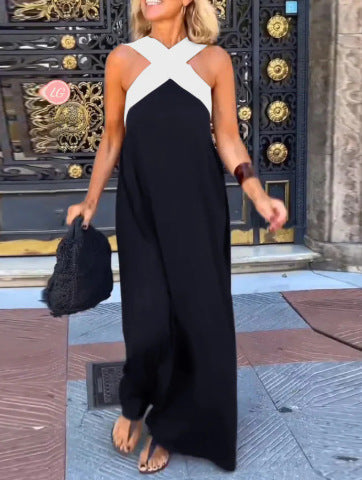 Delphine | Kjole med krydset snit